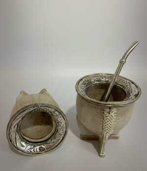 Mate Camionero Volcado - Cuero Crudo