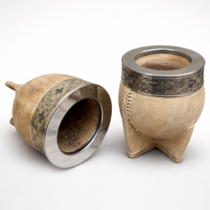 Imperial cuero crudo en costura de tiento