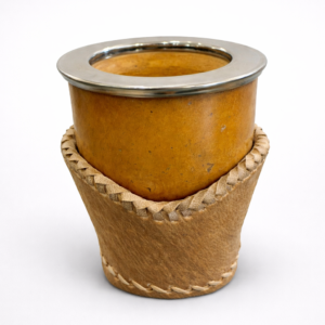 Camionero alpaca con base cuero crudo